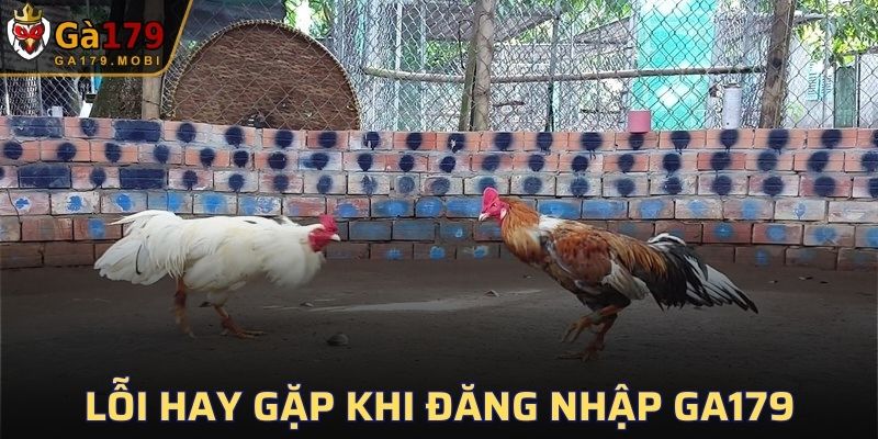 Lỗi điền sai thông tin tài khoản khi đăng nhập GA179 nên bạn cần ghi nhớ