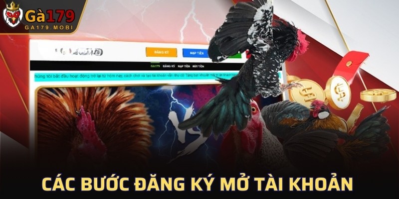 Các bước đăng ký mở tài khoản của GA179