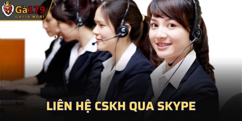 Liên hệ CSKH qua Skype