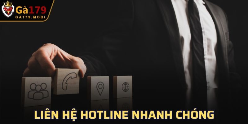 Liên hệ qua số hotline là hình thức nhanh chóng